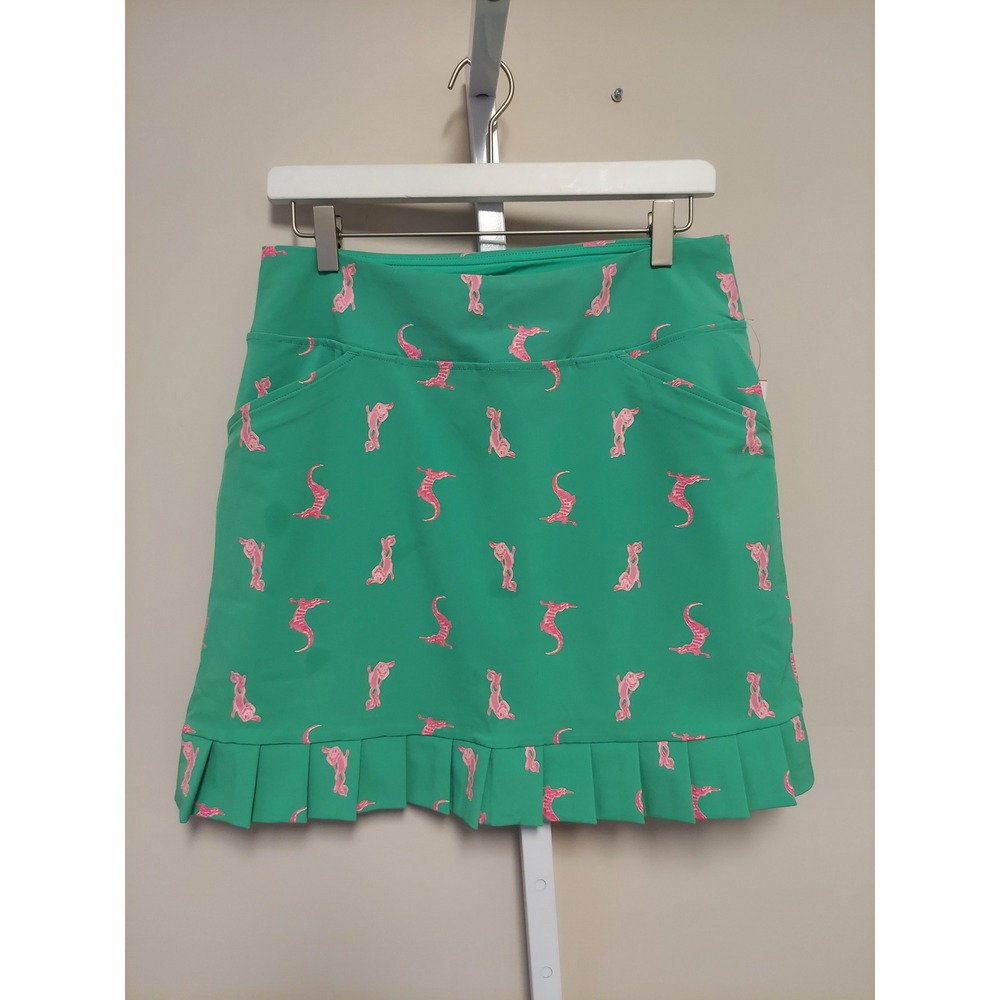 Lilly Pulitzer Luxletic UPF50+ Par Tee Animal Skort Size 6 NWT Preppy